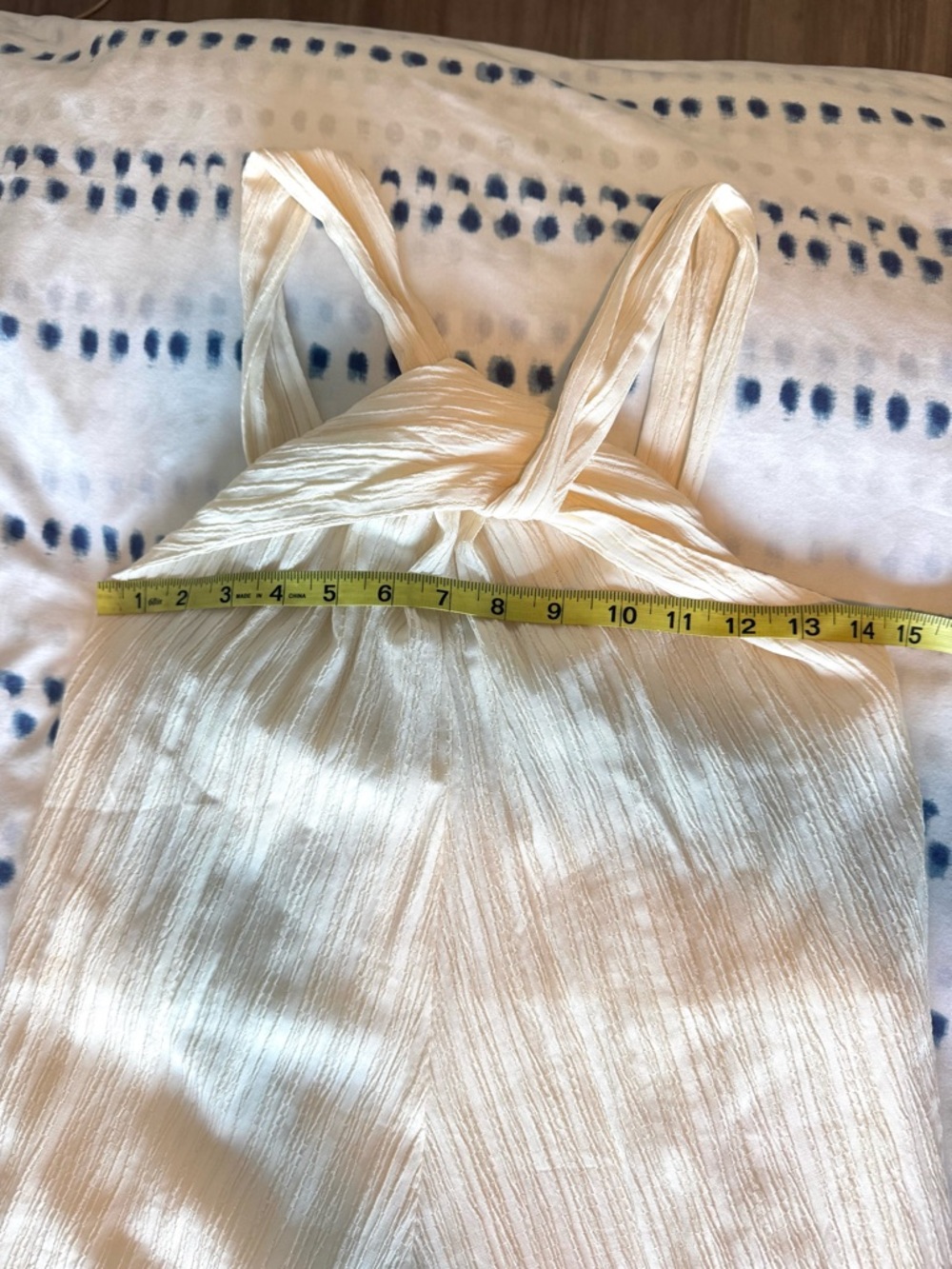 Commense Creamy Halter Long Dress - Size S - Picture 10 of 11